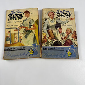 Vintage 2 livres Susan Barton série de Helen D. BOYLSTON